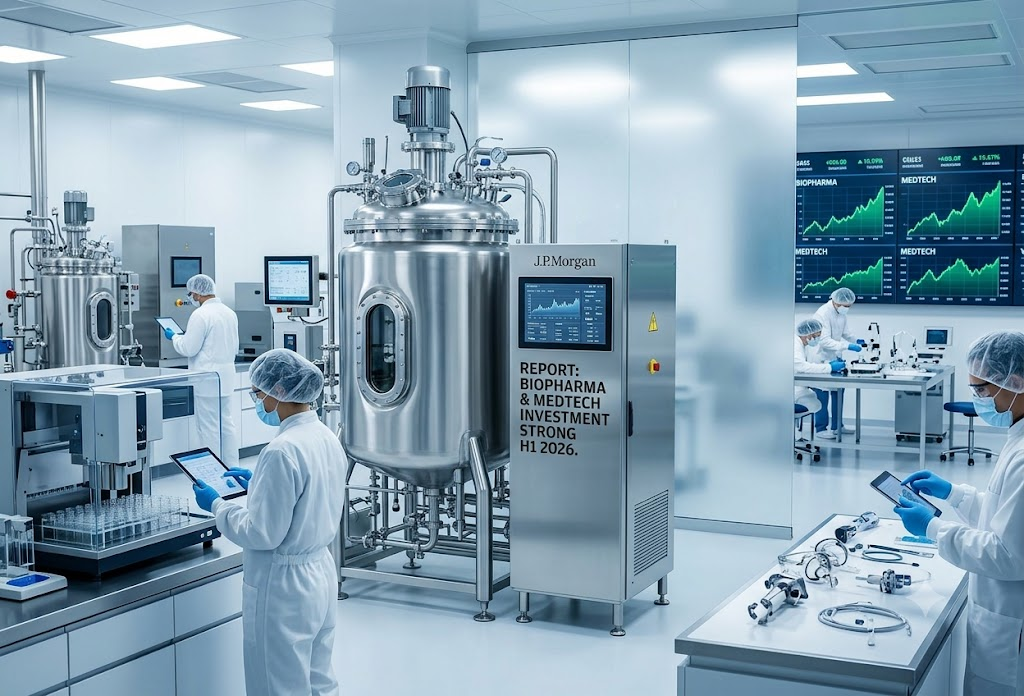 J.P. Morgan Reports Strong Biopharma and Medtech Investment in First Half of 2026