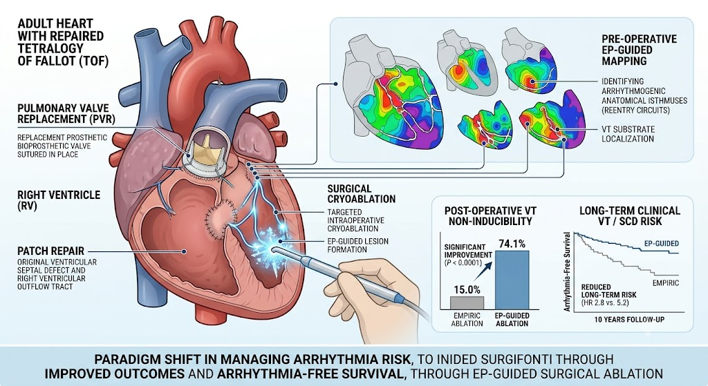 Electrophysiology-Guided Surgical Ablation During Pulmonary Valve Replacement: A Paradigm Shift in Managing Arrhythmia Risk in Adults with Repaired Tetralogy of Fallot