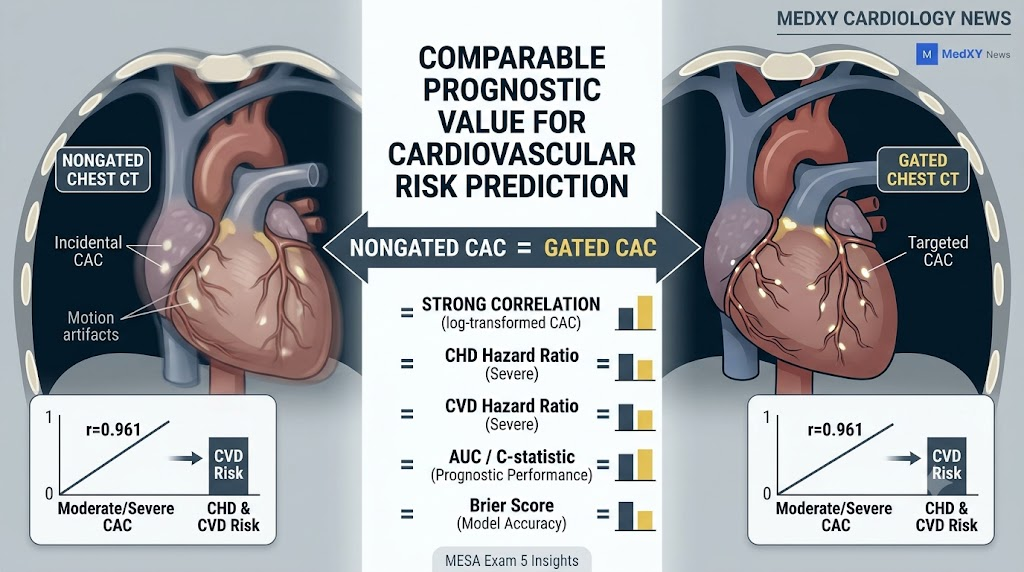 Equivalence of Nongated and Gated Coronary Artery Calcium Scoring in Predicting Cardiovascular Events: Insights from MESA Exam 5