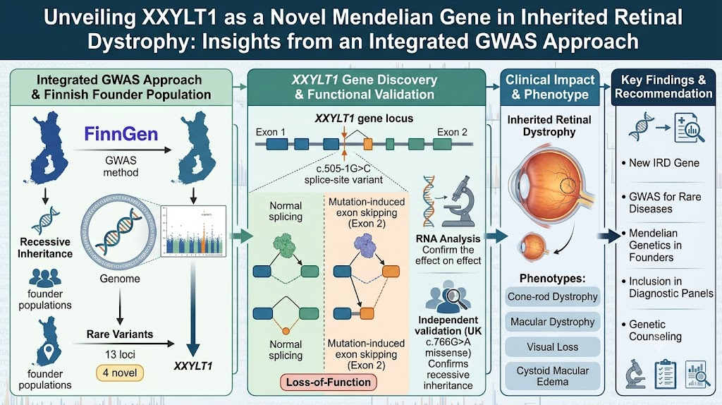 Unveiling XXYLT1 as a Novel Mendelian Gene in Inherited Retinal Dystrophy: Insights from an Integrated GWAS Approach