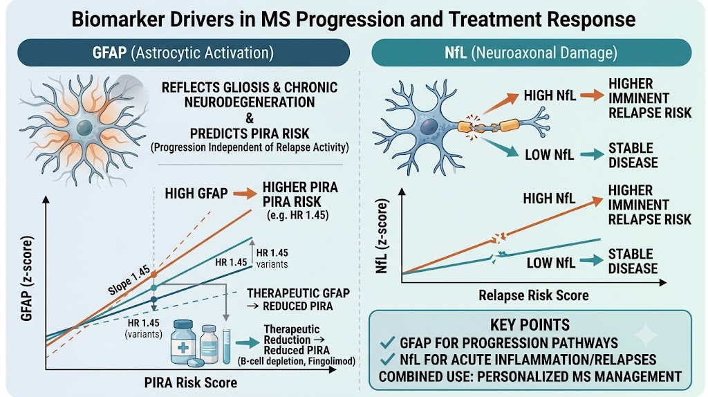 Serum Glial Fibrillary Acidic Protein Dynamics in Multiple Sclerosis: Biomarker Insights into Disease Progression and Therapeutic Response