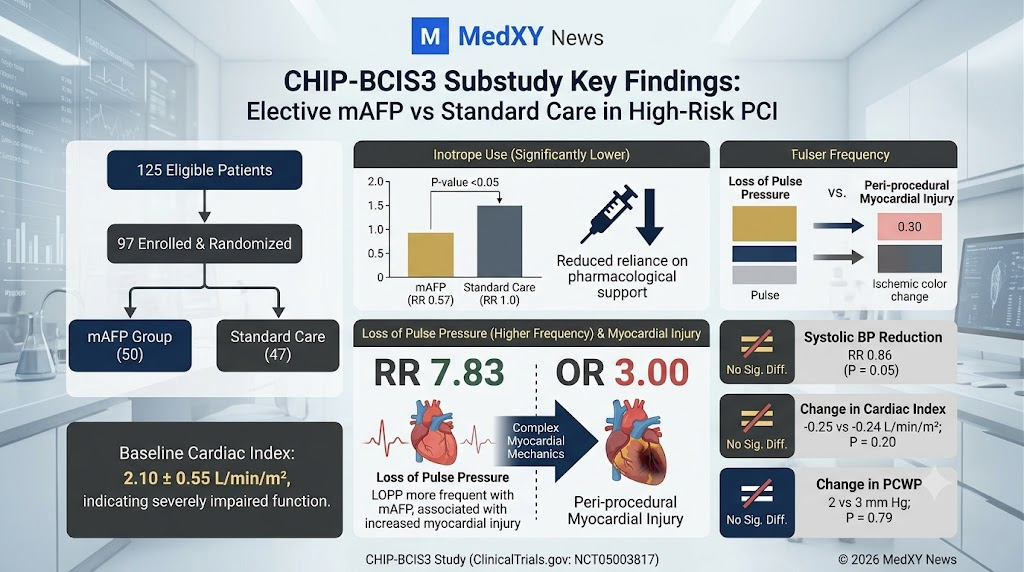 Evaluating Elective Left Ventricular Unloading in High-Risk PCI: Insights from the CHIP-BCIS3 Substudy