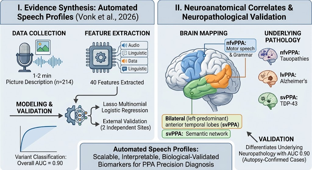 Automated Speech Analysis in Primary Progressive Aphasia: Diagnostic, Anatomical, and Pathological Insights