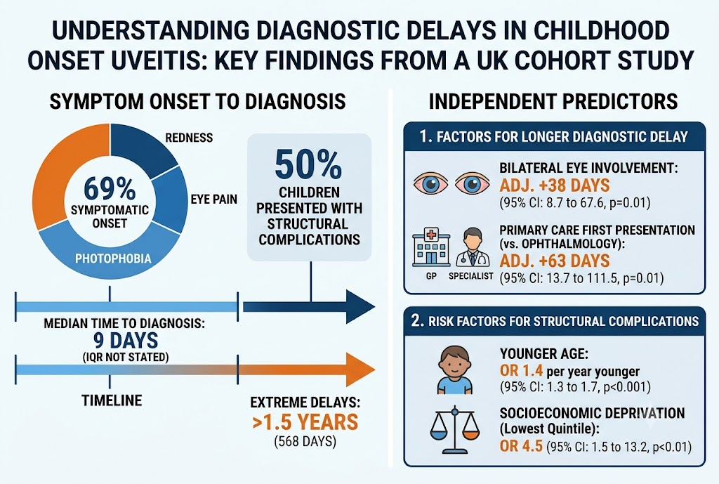 Bridging the Gap: Understanding and Reducing Diagnostic Delays in Childhood Onset Uveitis