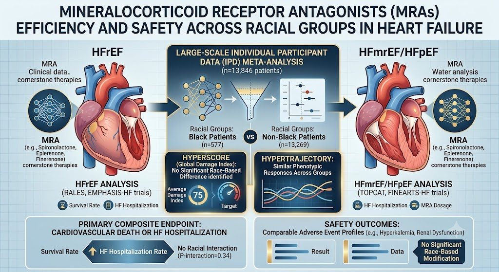 Efficacy and Safety of Mineralocorticoid Receptor Antagonists Across Racial Groups in Heart Failure: Insights From a Large-Scale Individual Participant Data Meta-Analysis