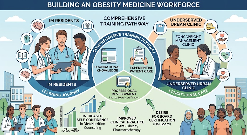 Empowering Internal Medicine Residents to Combat Obesity: A Comprehensive Training Pathway in an Underserved Urban Clinic