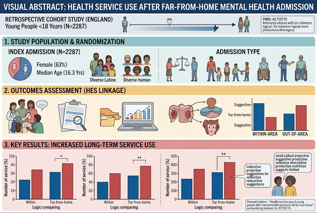 Health Service Utilization Among Young People Following Out-of-Area Mental Health Admissions: Evidence from a Retrospective Cohort Study in England