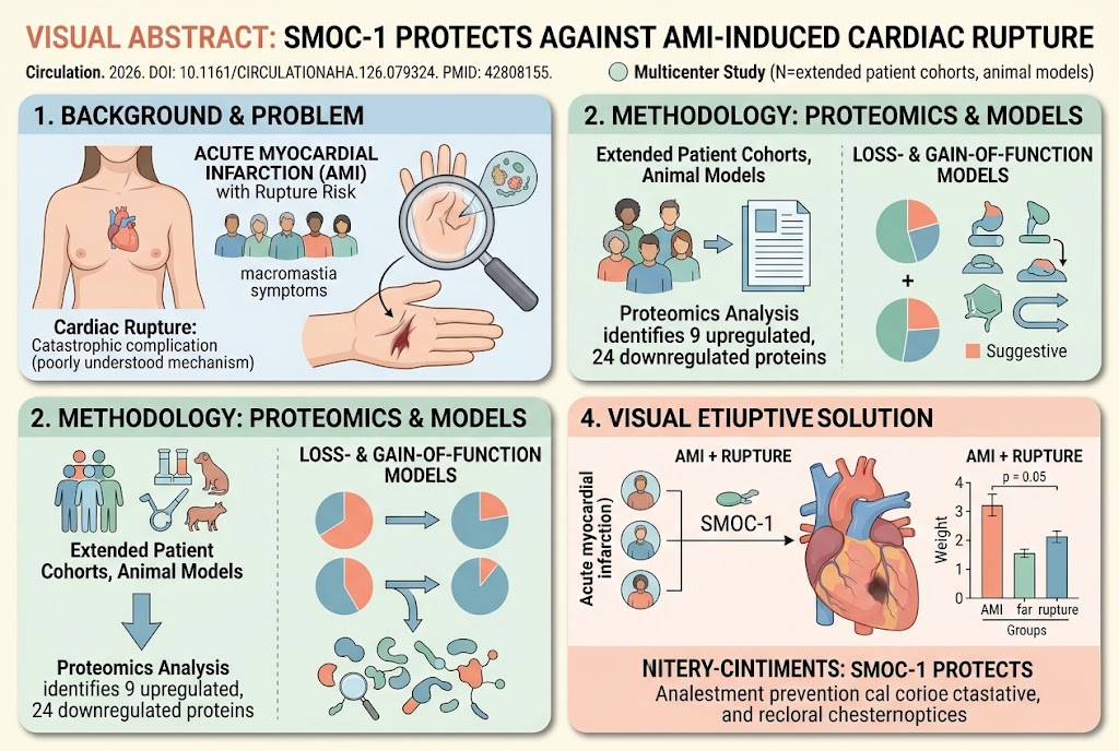 SMOC-1：急性心筋梗塞後の心臓破裂を予防する新規保護因子