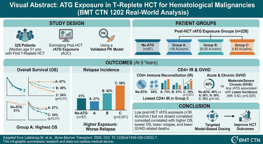 Optimizing Rabbit ATG Exposure in T-Replete Hematopoietic Cell Transplantation: Insights from BMT CTN 1202