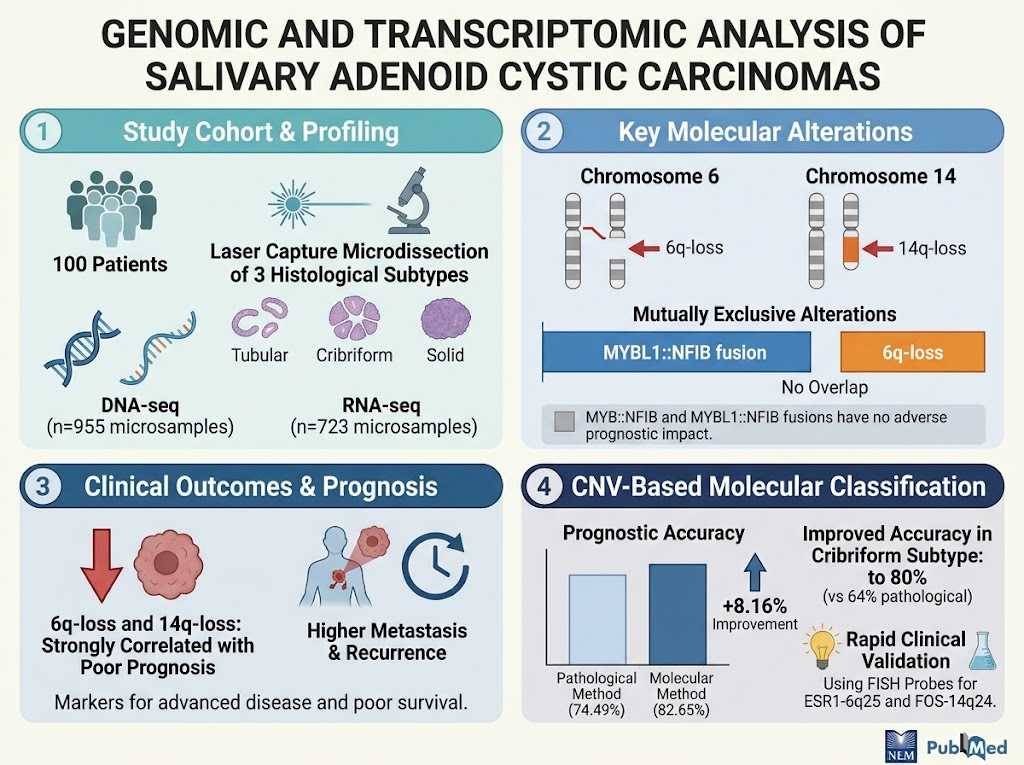 Molecular Subtyping of Salivary Adenoid Cystic Carcinomas Enhances Prognostic Precision