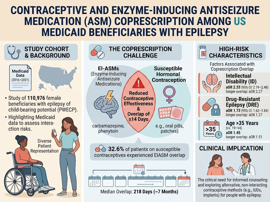 Navigating the Risks of Enzyme-Inducing Antiseizure Medications and Hormonal Contraceptive Interactions in Women with Epilepsy