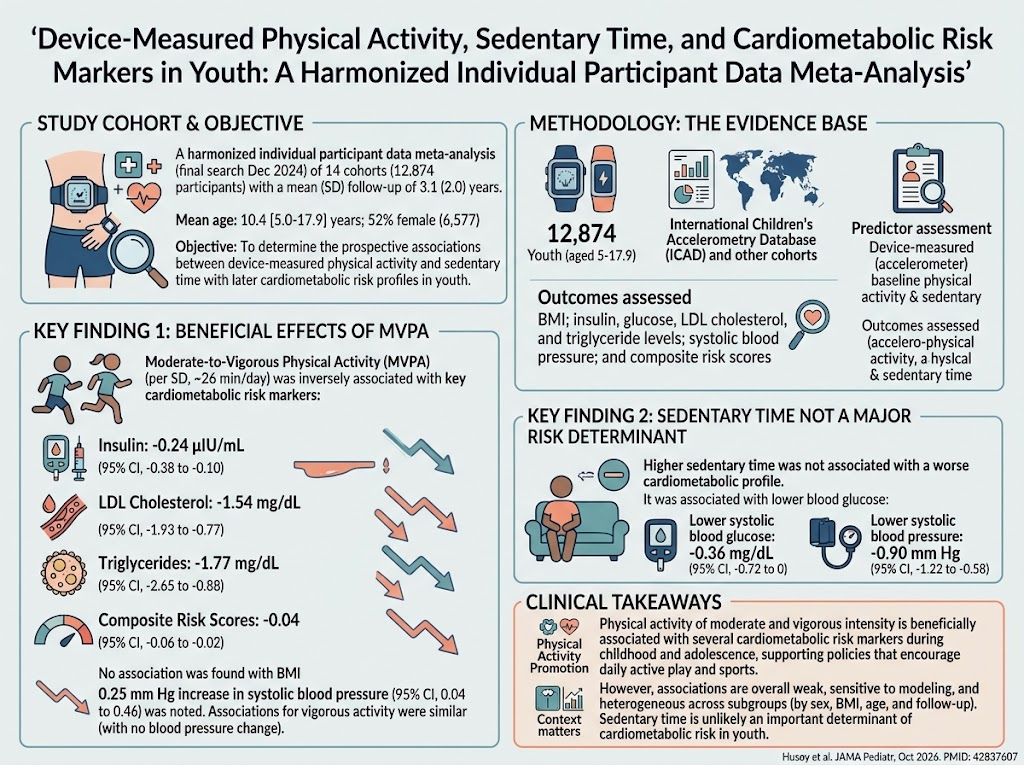 How Physical Activity Shapes Youth Heart Health: Insights from Device-Measured Studies