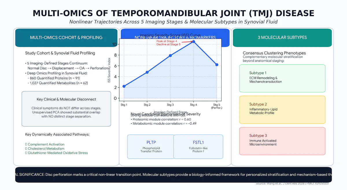Unveiling Molecular Subtypes in TMJ Disease: Insights from Integrated Multi-Omics Profiling Revealing Nonlinear Disease Progression